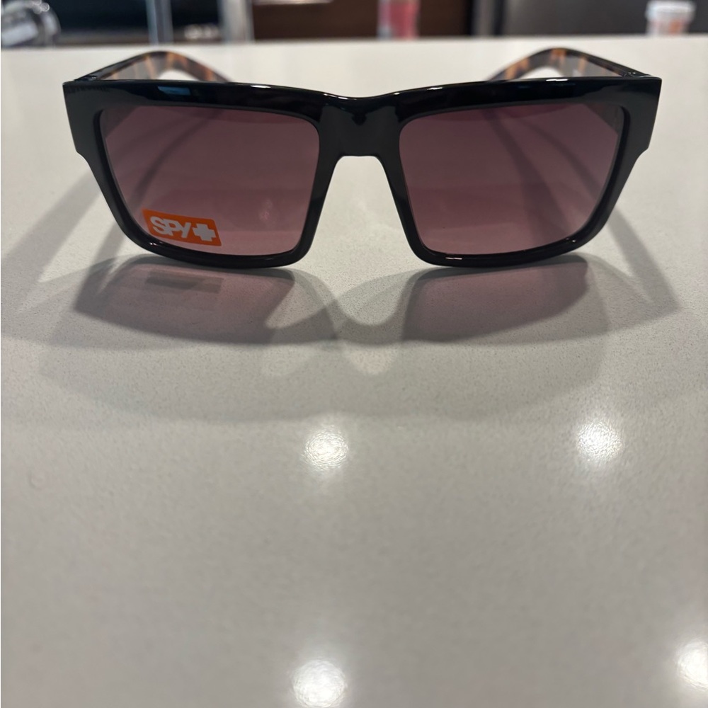 SPY Unisex Montana Black/Honey Tortoiseshell Sunglasses - Picture 4 of 5